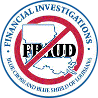 BCBSLA Fraud Financial Investigations Logo